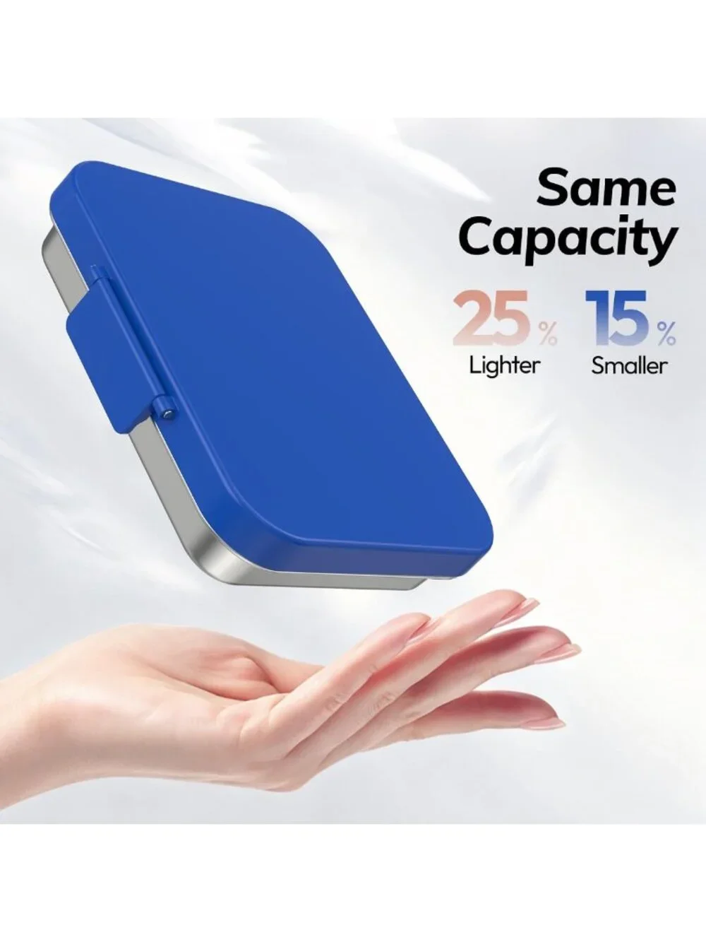 Leak-Proof Stainless Steel Bento Lunch Box, 3 Compartments, BPA-Free, 4.2 Cups